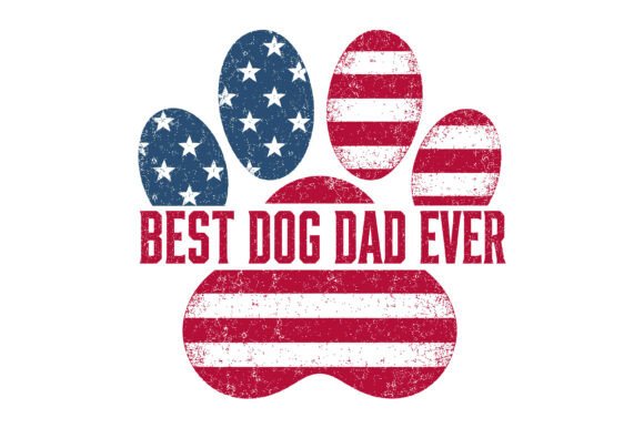 Best Dog Dad Ever Patriotic PNG Review