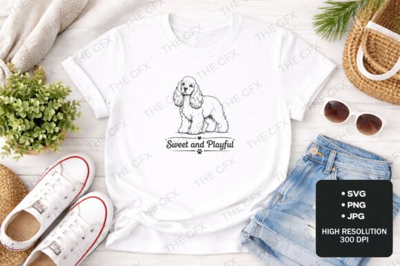 Cocker Spaniel Sweet and Playful Dog Art