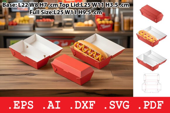 Hot Dog Boat Box Template Review