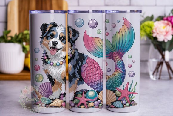 Mermaid Dog Sublimation 20oz Wrap Review