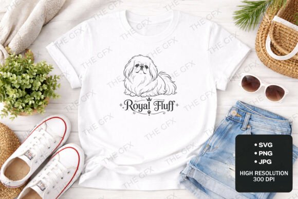 Pekingese Puppy SVG T-Shirt Design Review