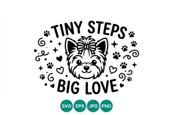 Tiny Steps Big Love Dog Face Embroidery Review