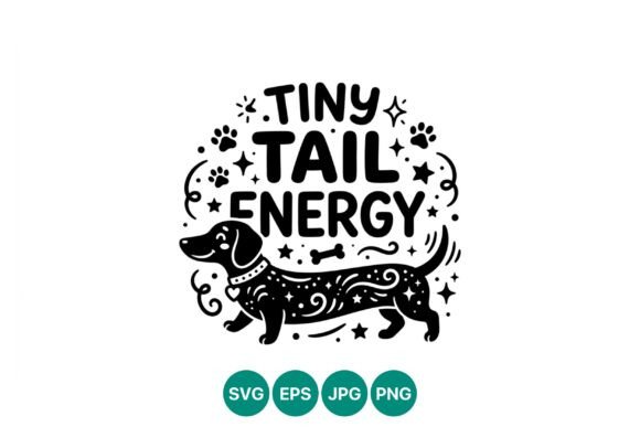 Tiny Tail Energy Dog Vector Art Review